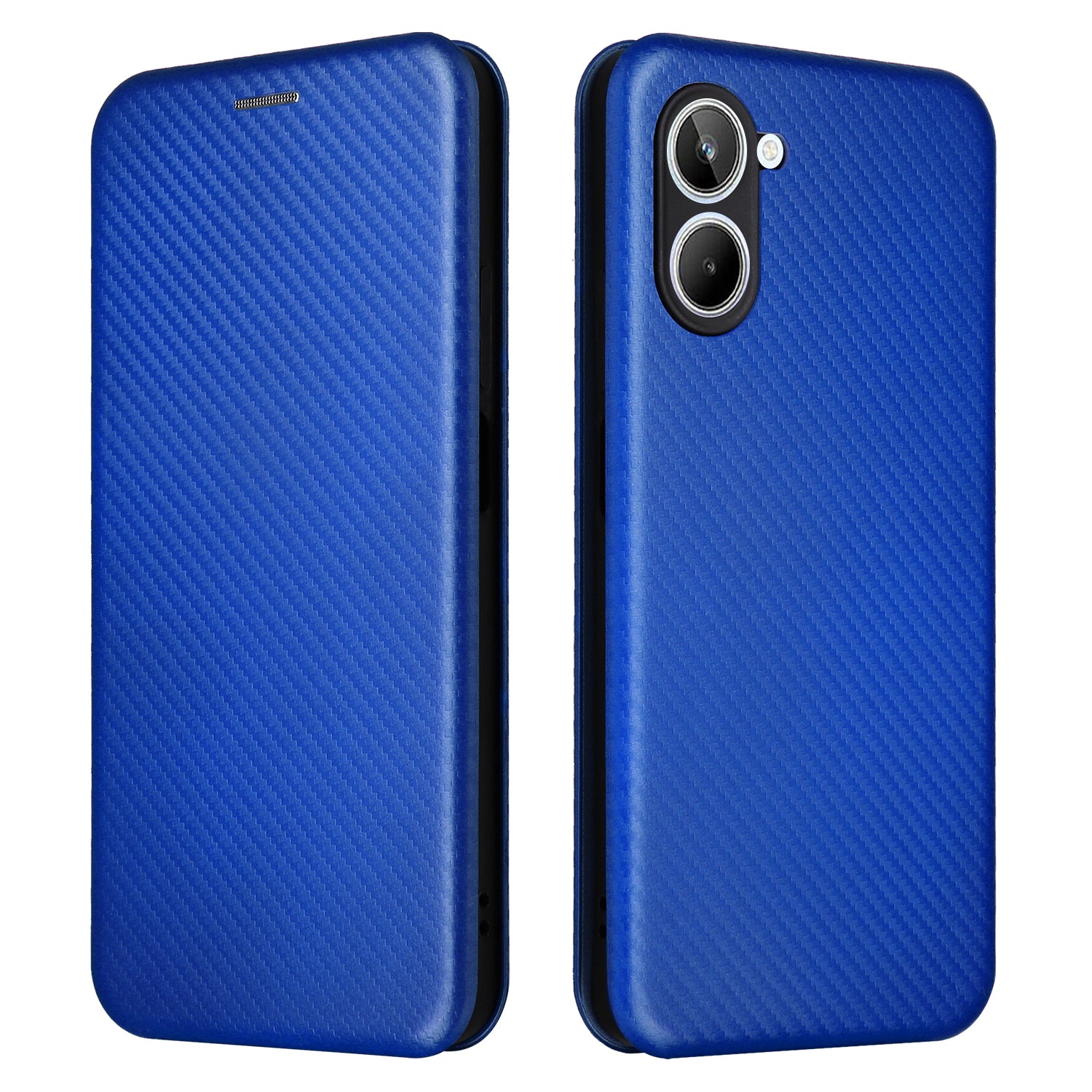 For Realme 10 4G Anti-Scratch PU Leather Phone Case Magnetic Auto-absorbed Carbon Fiber Texture Card Slot Stand Flip Cover For Realme 10 4G Anti-Scratch PU Leather Phone Case Magnetic Auto-absorbed Carbon Fiber Texture Card Slot Stand Flip Cover